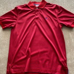 Brooks Brothers Performance Mens Polo - Red